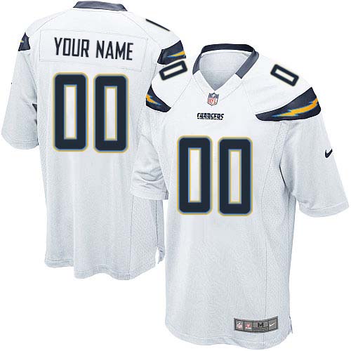 Nike Los Angeles Chargers Customized White Stitched Youth NFL Jersey